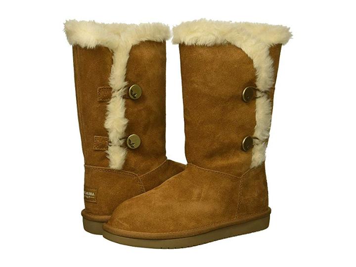 Koolaburra By Ugg Kinslei Tall (little Kid/big Kid) (chestnut) Women's Shoes