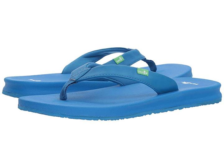 Sanuk Yoga Mat Wander Spectrum (indigo Bunting) Women's Sandals