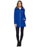 Calvin Klein Softshell Anorak With Hood (chaotic Blue) Women's Coat