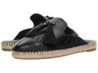 Nine West Val Espadrille Mule (black Leather) Women's Shoes