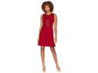London Times Sleeveless Fit Flare Dress W/ Lace (red) Women's Dress
