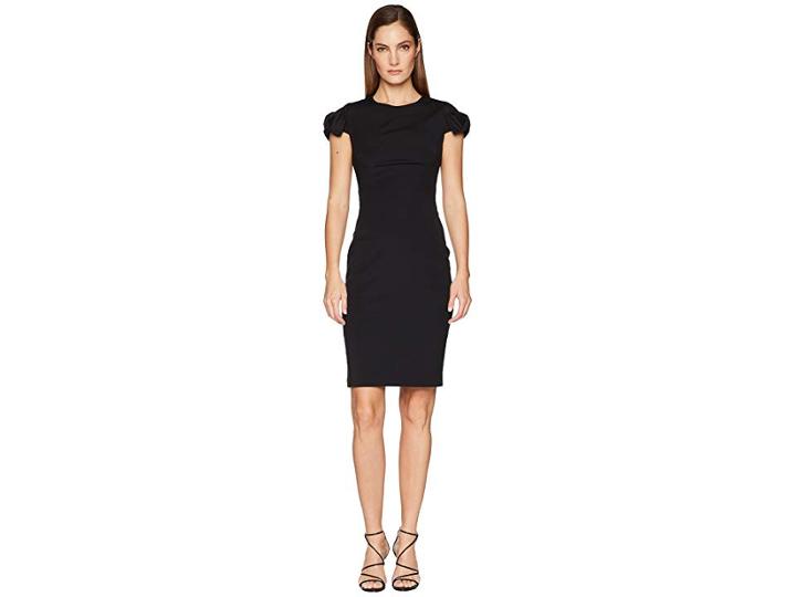 Ted Baker Toplyd Bow Shoulder Pencil Dress (black) Women's Dress