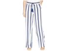 Bb Dakota Gove Striped Wide Leg Pants (vintage Blue) Women's Casual Pants