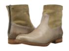 Frye Jamie Zip Bootie (grey Smooth Vintage Leather/oiled Suede) Cowboy Boots