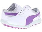 Puma Golf Ignite Golf (white/purple Cactus Flower/glacier Gray) Women's Golf Shoes