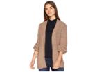 Volcom Knitastic Cardigan (oxford Tan) Women's Sweater
