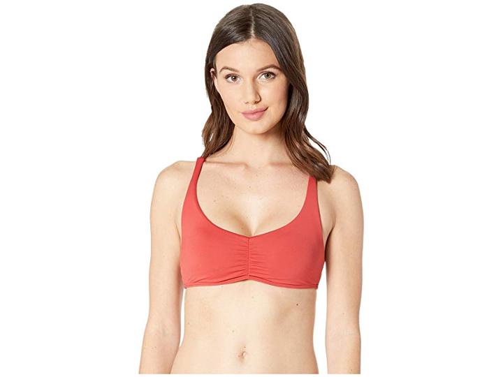 Roxy Solid Softly Love Athletic Tri Top (cardinal) Women's Swimwear