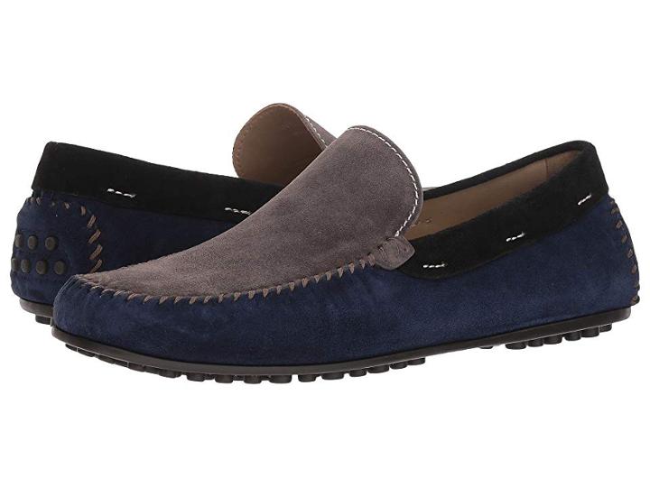 Donald J Pliner Santos (navy) Men's Shoes