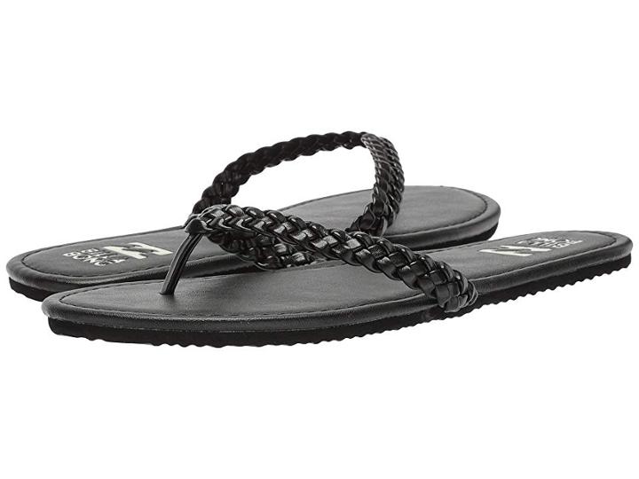 Billabong Beach Braid (black) Women's Slide Shoes