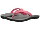 Olukai Kids Ho'opio (toddler/little Kid/big Kid) (guava Jelly/pale Grey) Girls Shoes