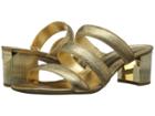 Michael Michael Kors Paloma Flex Mule (gold) Women's Shoes