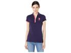 U.s. Polo Assn. Color Block Trim (evening Blue) Women's Clothing