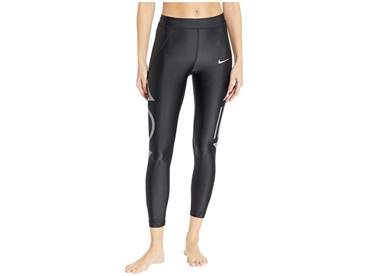 Nike Speed 7/8 Flash Tights (black/gunsmoke) Women's Casual Pants