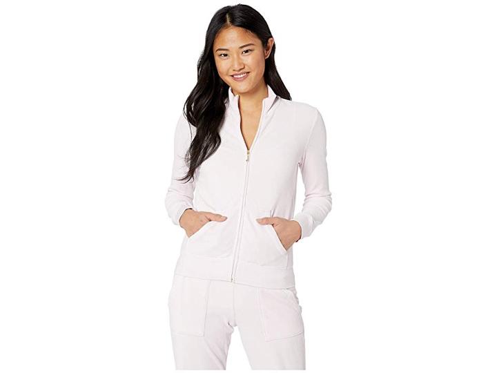 Juicy Couture Fairfax Velour Jacket (peekaboo) Women's Coat