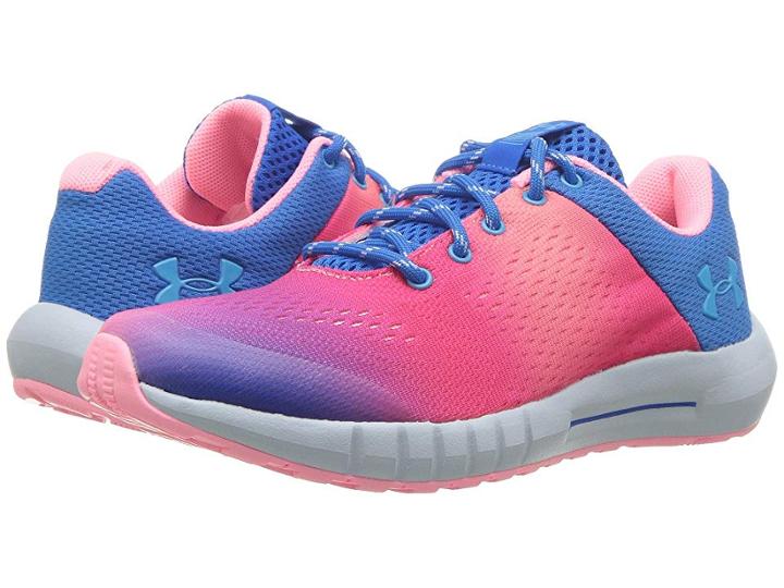 Under Armour Kids Ua Gps Pursuit Prism (little Kid) (blue Circuit/halogen Blue/alpine) Girls Shoes