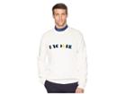 Lacoste Long Sleeve Lacoste Letter Block Graphic Sweater (flour/multico) Men's Sweater