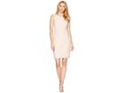 Calvin Klein Lazer Sheath Scuba Dress (blush) Women's Dress