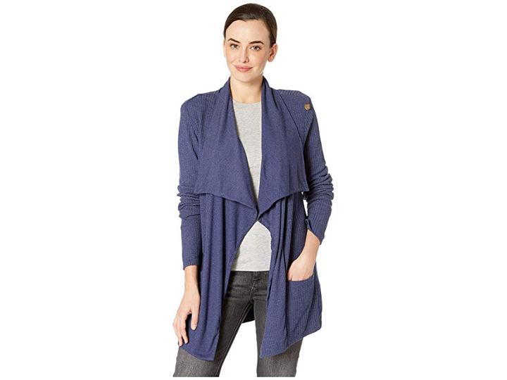 Fresh Produce Portland Cardigan (moonlight Blue) Women's Sweater