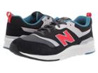 New Balance Kids Gr997hv1 (big Kid) (black/energy Red) Kids Shoes