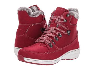 Aetrex Kelsey (red) Women's Lace-up Boots