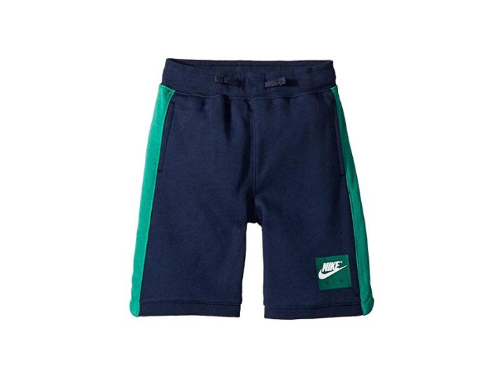 Nike Kids Air Knit Shorts (little Kids) (deep Blue) Boy's Shorts