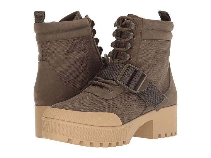 Steve Madden Grady Hiker Boot (oive Multi) Women's Lace-up Boots