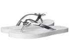 Kate Spade New York Happily (silver Coated Rubber) Women's Sandals