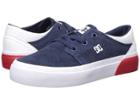 Dc Kids Trase (little Kid/big Kid) (dc Navy/white) Boys Shoes