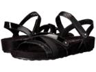 Walking Cradles Pool (black Textured Multi/black Suede Wrap) Women's Sandals