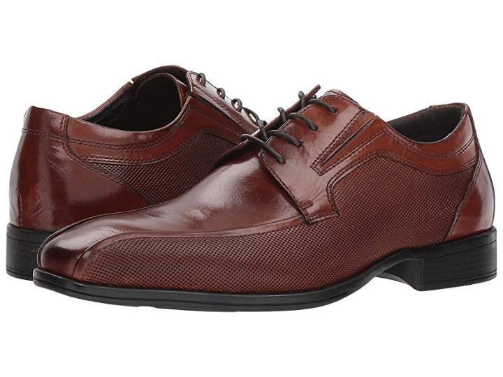 Kenneth Cole Reaction Graham Lace-up B (cognac Leather) Men's Plain Toe Shoes