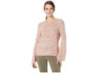 Lucky Brand Damask Pullover Sweater (blush Multi) Women's Sweater