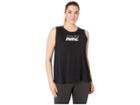Nike Training Sport Distort Tank (sizes 1x-3x) (black/white) Women's Sleeveless
