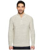 Tommy Bahama Reversible Sandy Bay Flip 1/2 Zip Pullover (abalone Heather) Men's Clothing