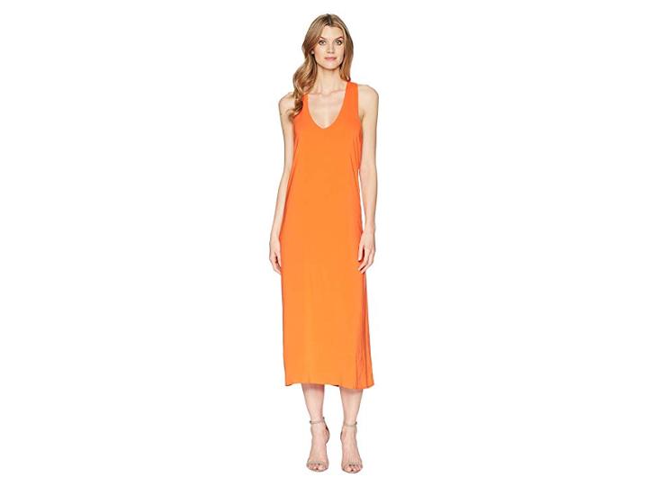 Kenneth Cole New York Twist Back Tank Dress (mandarin Red) Women's Dress