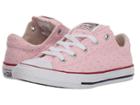 Converse Kids Chuck Taylor(r) All Star(r) Madison Star Perf Canvas Ox (little Kid/big Kid) (cherry Blossom/driftwood/white) Girls Shoes