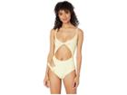 For Love And Lemons Limoncello One-piece (yellow) Women's Swimsuits One Piece