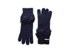 Michael Michael Kors Rib Fringe Gloves (navy/gold) Extreme Cold Weather Gloves