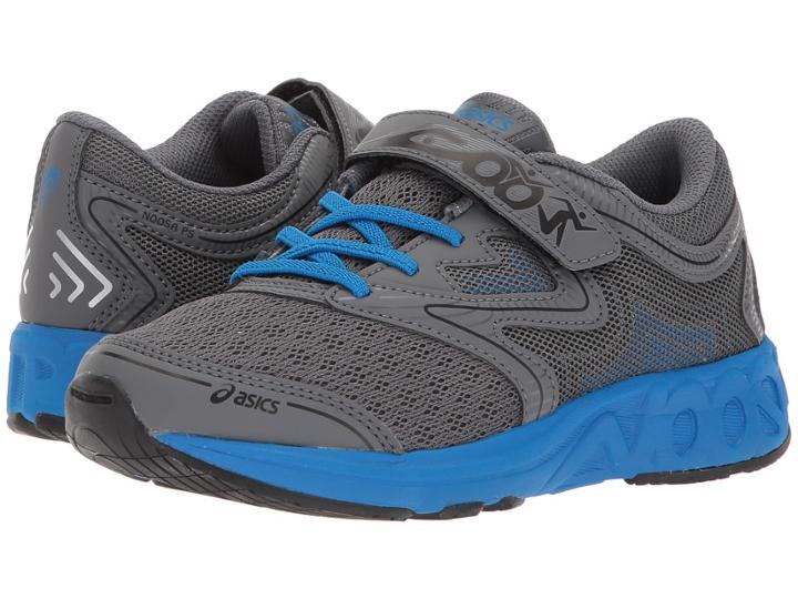 Asics Kids Noosa Ps (toddler/little Kid) (carbon/blue/black) Boys Shoes