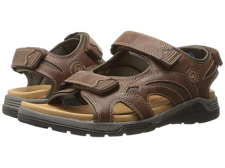 Nunn Bush Mojave Sandal (cognac Chamois) Men's Sandals