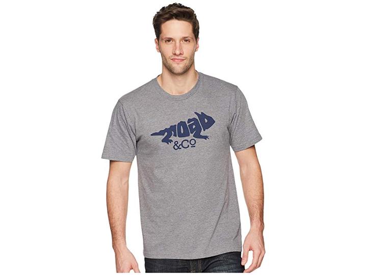 Toad&co Imbedded Toad Tee (gray Heather) Men's T Shirt