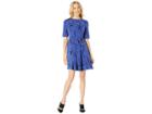 Gabby Skye Ottoman Knit Dress (sapphire/black) Women's Dress