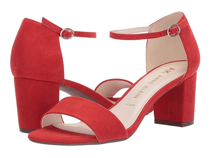 Anne Klein Camila (red Suede) Women's Shoes