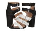 Katy Perry The Lizette (white/black Soft Tumbled Leather) Women's Shoes