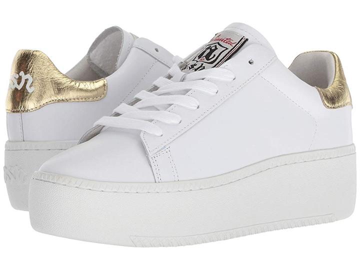 Ash Cult (white/ariel Nappa Calf/rocher) Women's Lace Up Casual Shoes