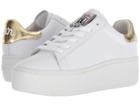 Ash Cult (white/ariel Nappa Calf/rocher) Women's Lace Up Casual Shoes