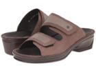 Ara Imogen (dark Taupe Nubuck/titan Metallic) Women's Sandals
