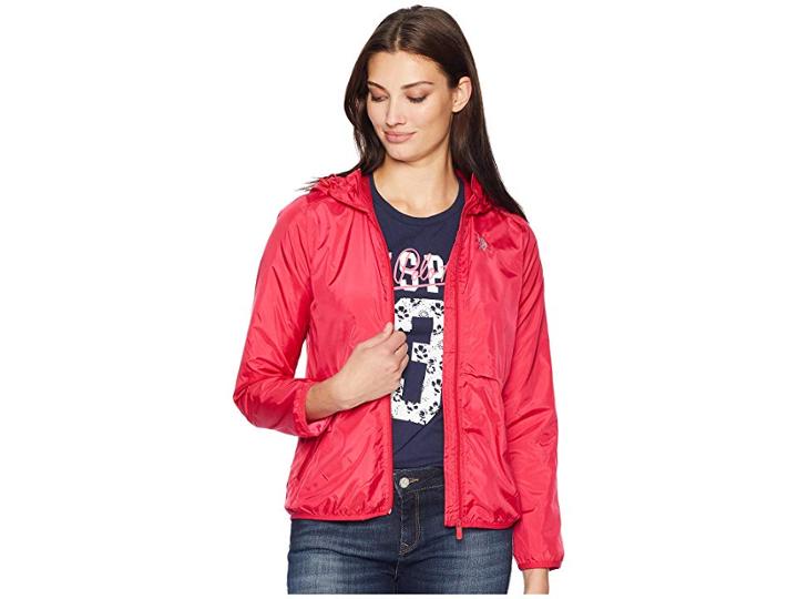 U.s. Polo Assn. Puffer Jacket (persian Pink) Women's Coat