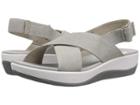 Clarks Arla Kaydin (sand/white Heathered Elastic) Women's Shoes