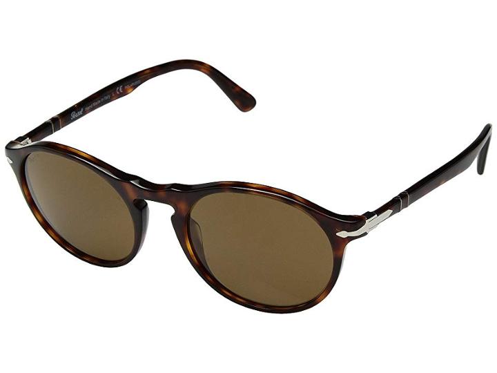 Persol 0po3204s (havana/brown Polarized) Fashion Sunglasses