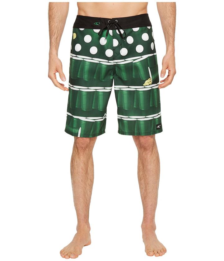 O'neill St. Paddy's Pong Boardshorts (green) Men's Swimwear